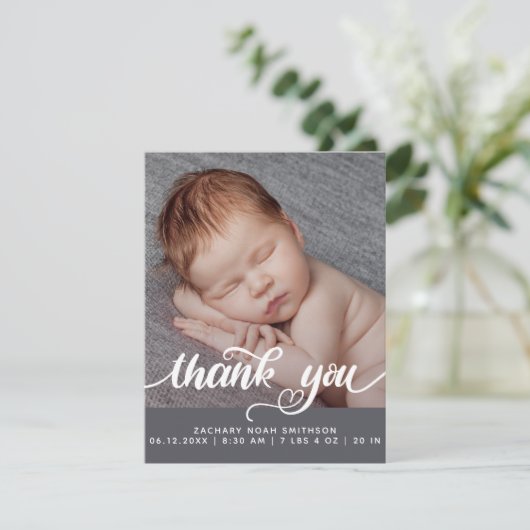 お誕生日パーソナライズされた発表カード (スタンド正面)