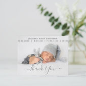 お誕生日パーソナライズされた発表カード (スタンド正面)