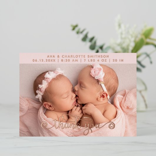 お誕生日パーソナライズされた発表カード 箔シーズンカード (立ち正面)