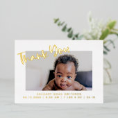 お誕生日パーソナライズされた発表カード 箔シーズンカード (立ち正面)