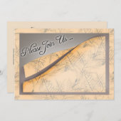 お誕生日パーティーへのご招待 招待状 (正面/裏面)