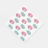 お誕生日パーティーガーリーを楽しみにしようか スタンダードランチョンナプキン (角)