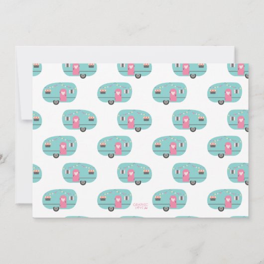 お誕生日パーティーガーリーを楽しみにしようか 招待状 (裏面)