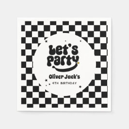 お誕生日パーティー ナプキン Let's Party スタンダードカクテルナプキン