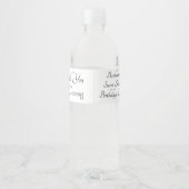 お誕生日パーティー ペットボトルラベル (裏面)