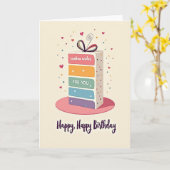 お誕生日プレゼントカード カード (黄色い花)