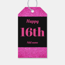 お誕生日プレゼント16th ギフトタグ