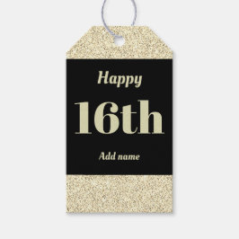 お誕生日プレゼント16th ギフトタグ