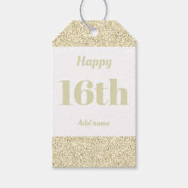 お誕生日プレゼント16th ギフトタグ