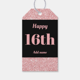 お誕生日プレゼント16th ギフトタグ