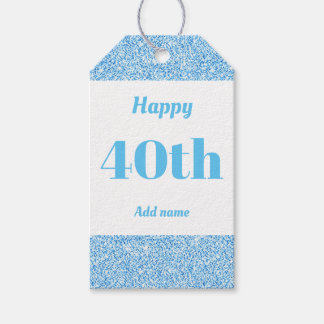 お誕生日プレゼント40th ギフトタグ