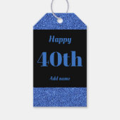 お誕生日プレゼント40th ギフトタグ (正面)
