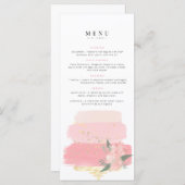 お誕生日メニュー | お祝いメニュー | 婚礼パーティー メニュー (正面/裏面)