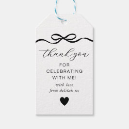 お誕生日リボン ギフトタグ