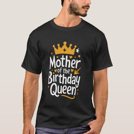 お誕生日女王の母 Tシャツ (正面)