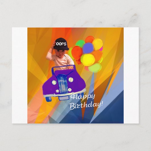 お誕生日忘れごめん。 ポストカード (正面)