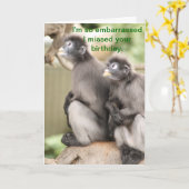 お誕生日恋しく思です カード (黄色い花)