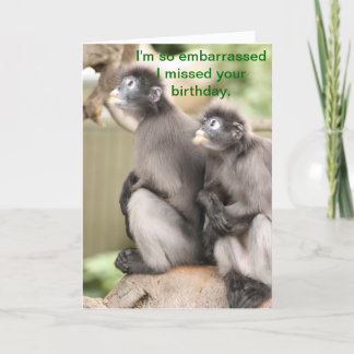 お誕生日恋しく思です カード