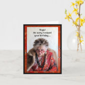 お誕生日恋しく思カード カード (黄色い花)