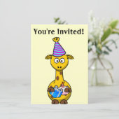 お誕生日招待状 招待状 (スタンド正面)