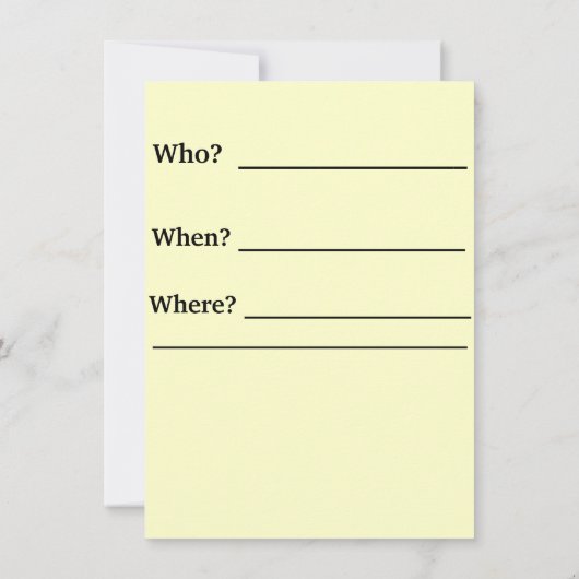 お誕生日招待状 招待状 (裏面)