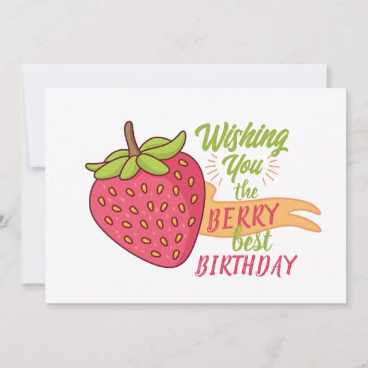 お誕生日最高の様 招待状 (正面)