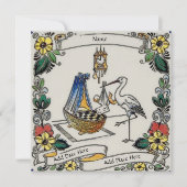 お誕生日発表カード、パーソナライズ、文字の追加、 招待状 (正面)