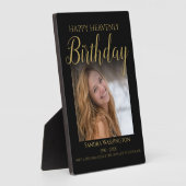 お誕生日記念写真追悼碑 フォトプラーク (側面)