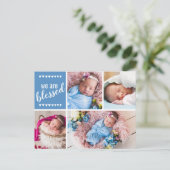 お誕生日賛美発表写真ありがとう ポストカード (スタンド正面)