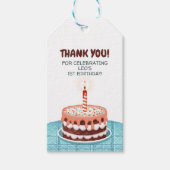 お誕生日1周年 ケーキ 誕生日プレゼント タグ (正面)
