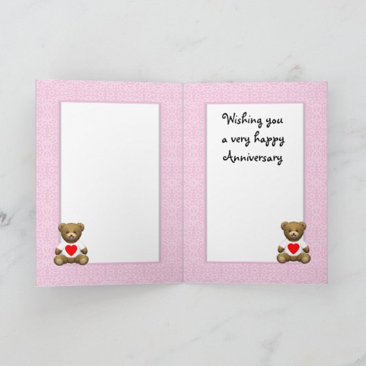 お誕生日6周年おめでとう、カスタマイズ可能 カード (内部)