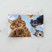 お誕生日 お年寄りを驚かせるのは失礼 カード (内部)