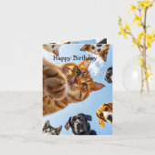 お誕生日 お年寄りを驚かせるのは失礼 カード (黄色い花)