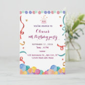 お誕生日 招待状 (スタンド正面)