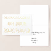 お誕生日 箔カード (ディスプレー)