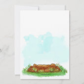 お誘いメッセージ!ハッピーバースデー 招待状 (裏面)