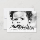 お誘い - 2歳の誕生日！ 招待状 (正面)