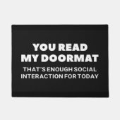 お読前の態度 ドアマット (正面)