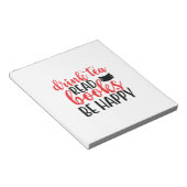 お読茶の本が読楽しい ノートパッド (アングル)