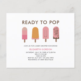 お財布に優しいポップベイビーシャワーのQRコード付きレジストリー