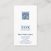 お買い上げ感謝していの季節のお母さん 名刺 (裏面)