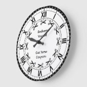 お買い戻し – クーポンのハサミおもしろいを切る ラージ壁時計 (傾斜)