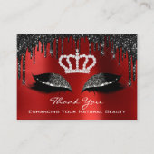 お買い求めブラックドリップレッドルビー 名刺 (正面)