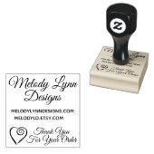 お買い物ありがとう注文2" x 2"ゴムスタンプ ラバースタンプ (押印)