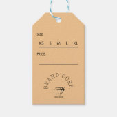 お買い物いただきありがとうございますつるラベル ギフトタグ (正面)