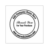 お買い物の会社名テンプレート ラバースタンプ (インプリント)