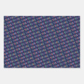 お買い物パッケージをありがとう ラッピングペーパーシート (正面)