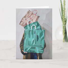 お買い物マラソン ブランク 折りたたみ グリーティング カード