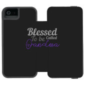 お賛美ばあちゃんと呼ばれる INCIPIO iPhoneウォレットケース (フォリオ Open)