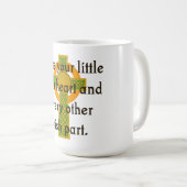 お賛美りアイルランドハート – アイルランド引用文 コーヒーマグカップ (正面右)